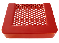 Punched Steel with Round Corners