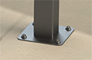 Steel Post | Surface Mount Detail