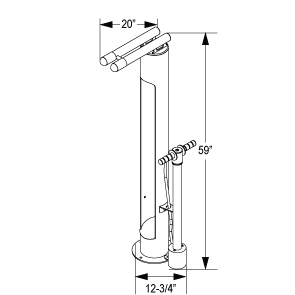 Model FIXIT-A2-FT | Quick Dimensions