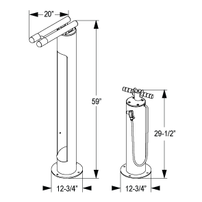 Model FIXIT-A3-FT | Quick Dimensions