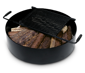 Model FR-30-G | Fire Ring with Flip-Back Grill Grate