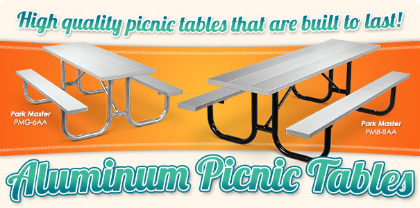 Park Master Aluminum Picnic Tables | Shop Now