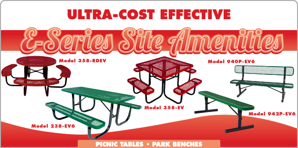 E-Series - Ultra-Cost Effective Site Amenities