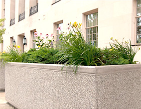 Form Rectangular Concrete Planters