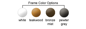 Frame Color Options