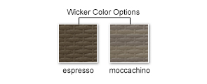 Wicker Color Options