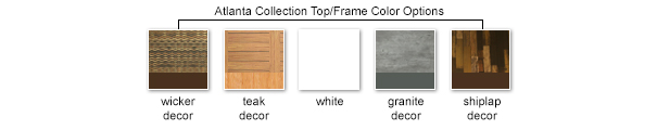 Table Top Color Options