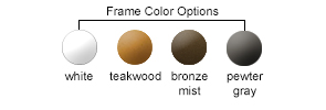 Frame Color Options