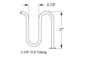 Quick Dimensions for Heavy-Duty Challenger Bike Rack