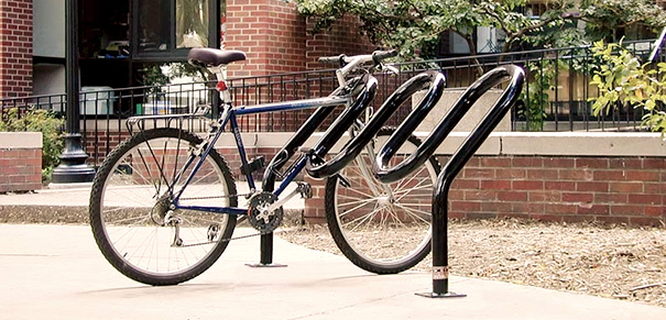 5 Bike Hi-Roller Bike Rack | Powder-Coated Steel Bicycle Rack | Belson Outdoors - Model HI3H-FT-EPX