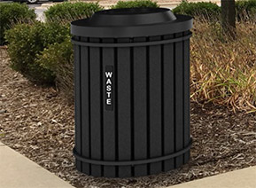 Infinity Series with Molded Lid Waste Bins