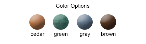 Slat Color Options