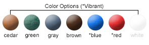 Resinwood Color Options