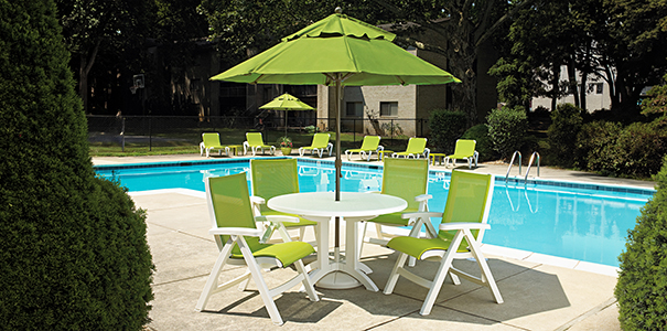 Jamaica Beach Folding Sling Chairs