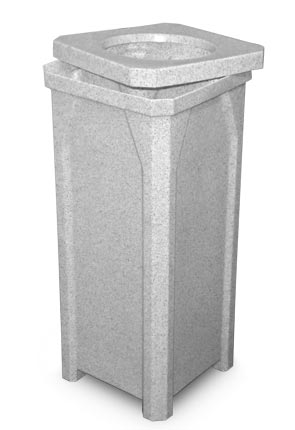 Model KC20-RT-G | Polyethylene Trash Receptacle