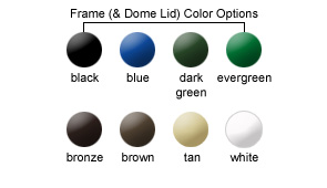 Frame (& Dome Lid) Color Options