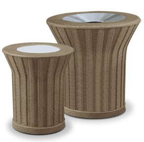 Keystone Series™ Round Receptacles - Sierra Brown