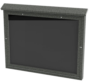 Model MCP-L-SSNP | Large Wall Mount Recycled Plastic Message Center
