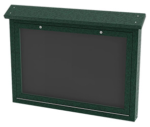 Model MCP-M-SSNP | Medium Wall Mount Recycled Plastic Message Center