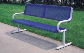 Model MF2011 | Park Bench (White/Blue)