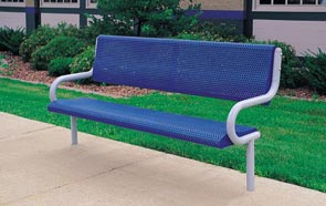 Model MF2012 | Park Bench (White/Blue)