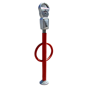 Model MH-POLE-EPX | Meter Hitch | Bike Parking