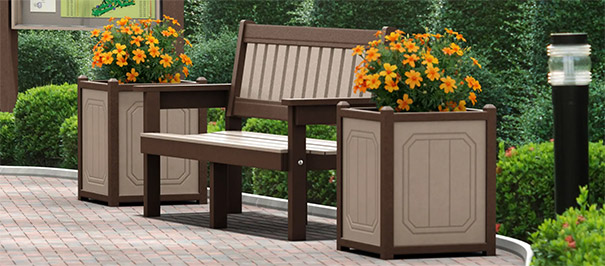 Model N1-6162225 | Rawlins Series Park Bench