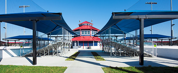 Outdoor Bleacher Shade Structures