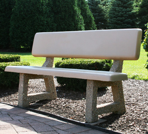 Model PB-58 | 5 ft Concrete Park Bench