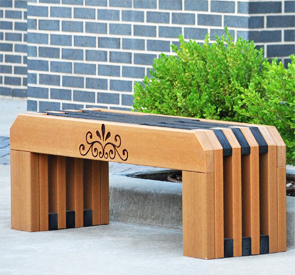 Model PB4-GAT | 4' Gateway Recycled Plastic Resinwood Outdoor Bench