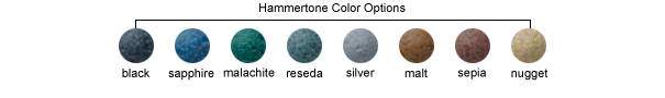 Hammertone Color Options