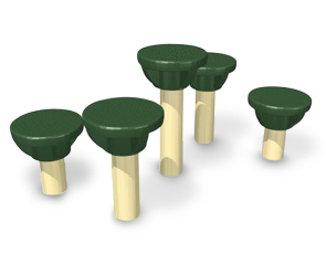 Model PGC-FP | Frog Lily Pad Pedestals