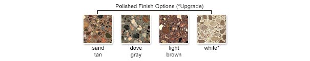 Polished Finsh Color Options