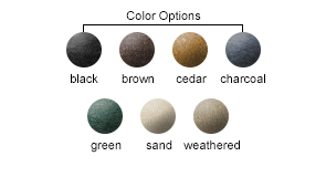 Recycled Plastic Color Options