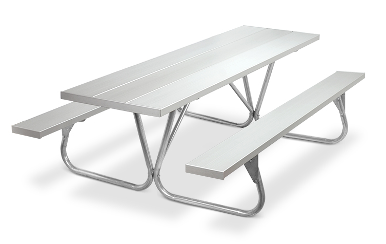 Park Ranger Table Belson | Gallery | PR-8AA | Anodized Aluminum Park Ranger Picnic Table ...