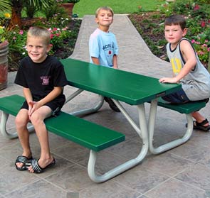 Model AT4K-P | 4ft Aluminum Kids Picnic Table