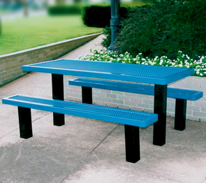 Model R6-IP | Rectangular Picnic Table | Traditional Style