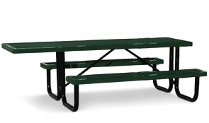 Model R8H-P | Thermoplastic 8' Universal Access Traditional Table (Green)