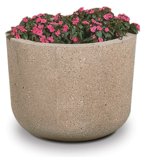 Model RP-30X30GF | RP Series GFRC PLanters (Light Brown)