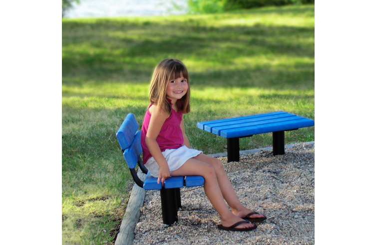 Bench Picnic Table Bench Recycled Plastic Garden Pub Playground School College Park 