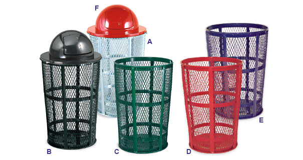 45 Gallon Expanded Steel Baskets