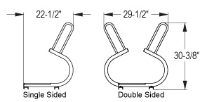Quick Dimensions for Sentry Bike Rack