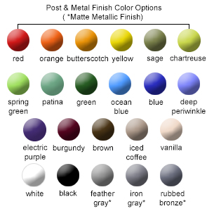 Post Glossy Color Options