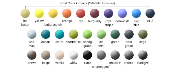 Post Color Options