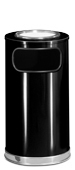 Model SO16SU-10B | Decorative European Series Black/Brass Sand Top Indoor Ash/Trash Receptacle