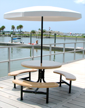 STM-10 | 6' Round Fiberglass Table (White)