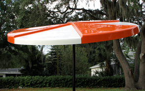 Round Fiberglass Umbrella | Pinwheel