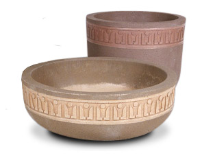 Sedona Series Reinforced Concrete Planters