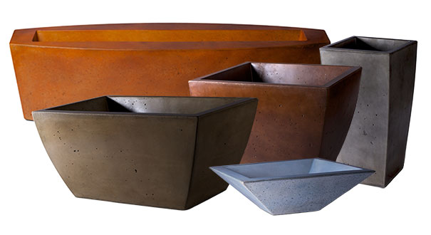 Square Series Concrete Planters