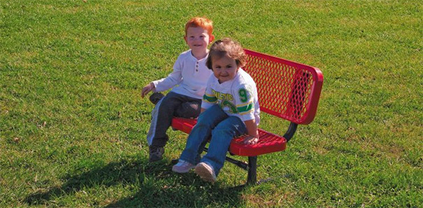 Steel Preschool Bench